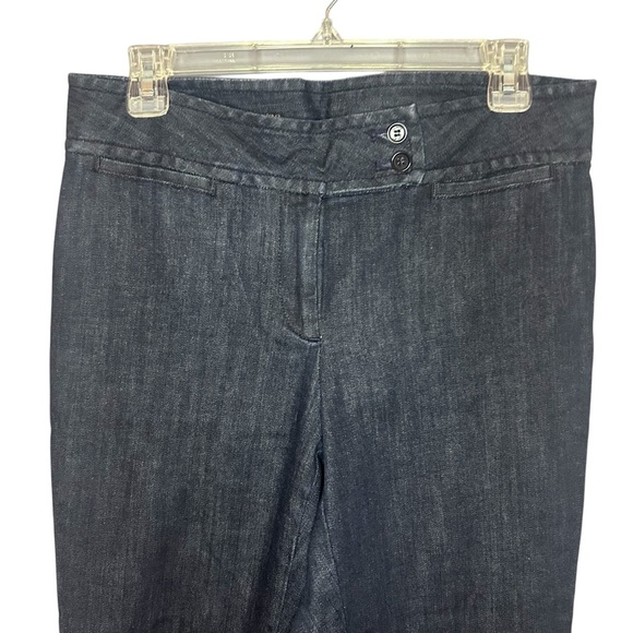 Talbots crop pants curvy slim dark wash size 6 - Picture 8 of 10